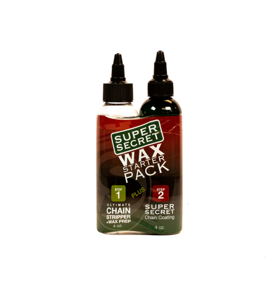 SILCA CHAIN STRIPPER e SUPER SECRET Pack de preparação e lubrificação de correntes 2x120ml