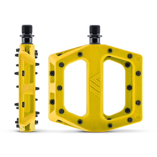 Pedais planos DMR V11 Amarelo