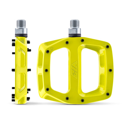 Pedais Planos DMR V12 Amarelo