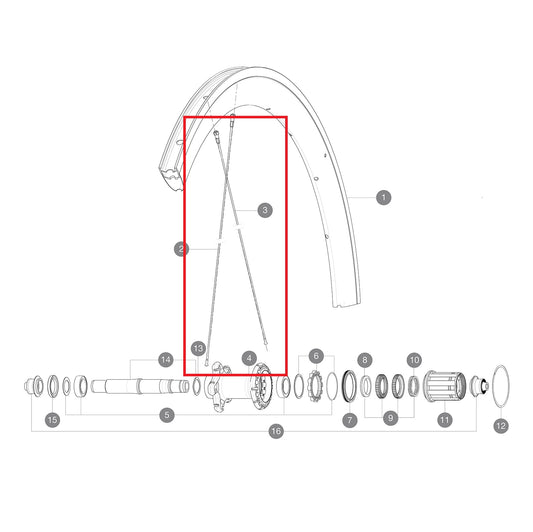 KIT 12 RAIOS INOXIDÁVEIS AERO COM TOPO 277 + CASQUILHO EM ALUMÍNIO + ANILHA