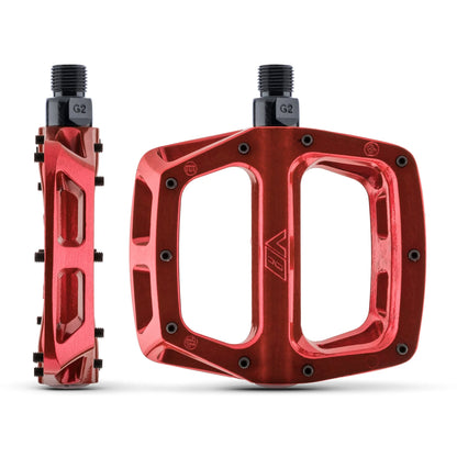 Pedais Planos DMR V8 Vermelho