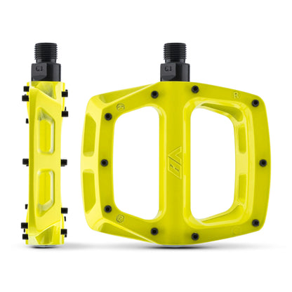 Pedais Planos DMR V8 Amarelo