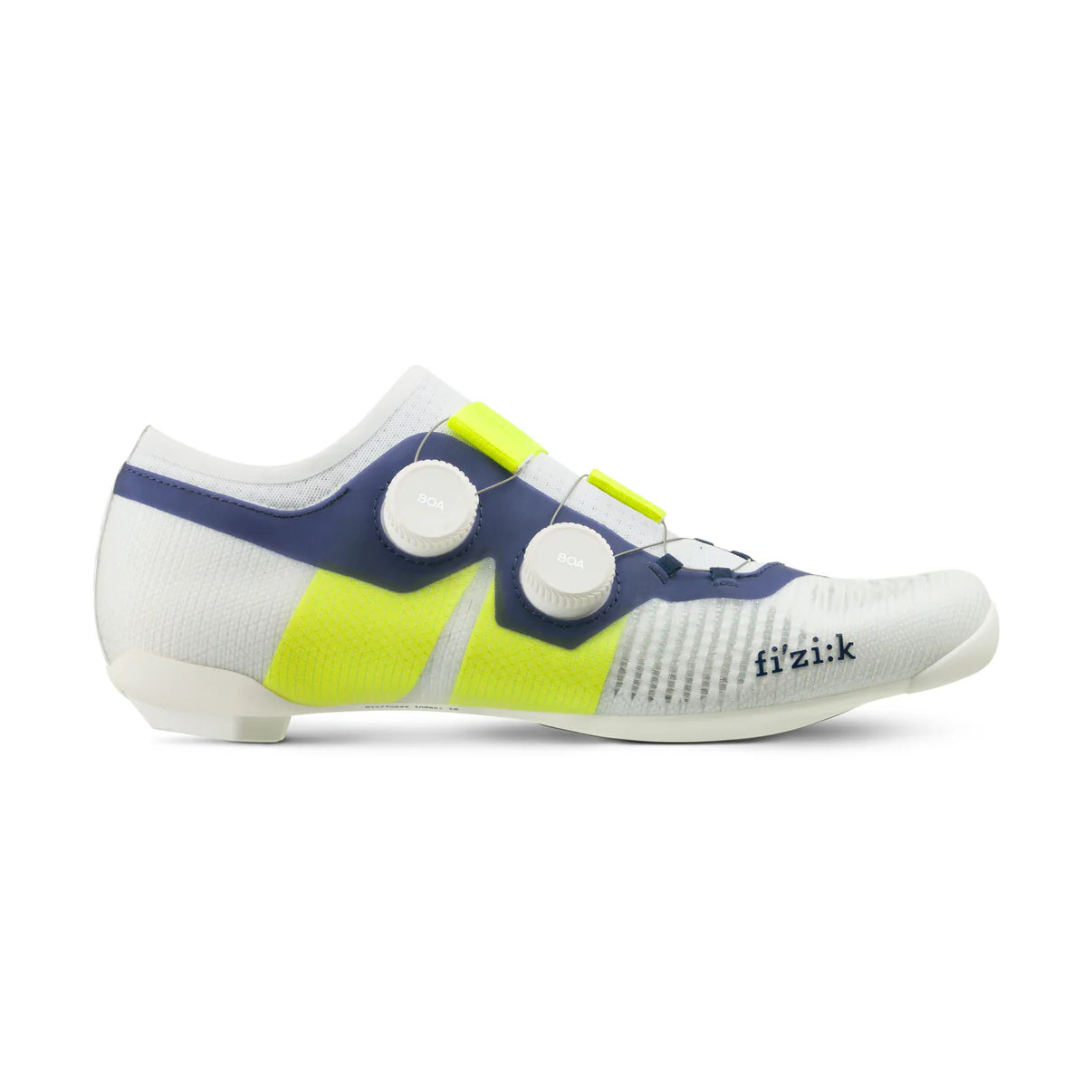 Sapatilhas de estrada FIZIK VENTO VEGA CARBON Branco/Amarelo