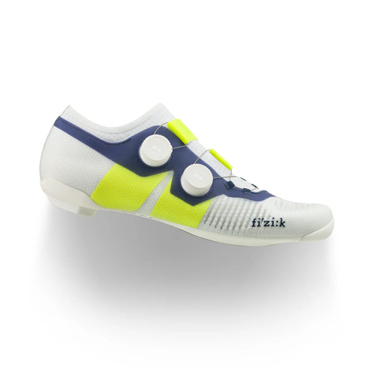 Sapatilhas de estrada FIZIK VENTO VEGA CARBON Branco/Amarelo