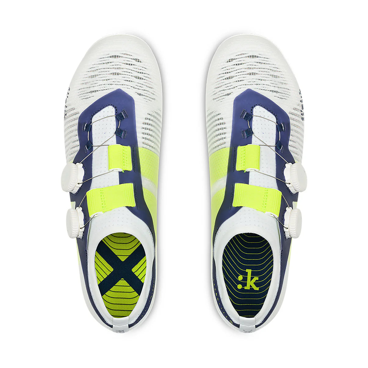 Sapatilhas de estrada FIZIK VENTO VEGA CARBON Branco/Amarelo