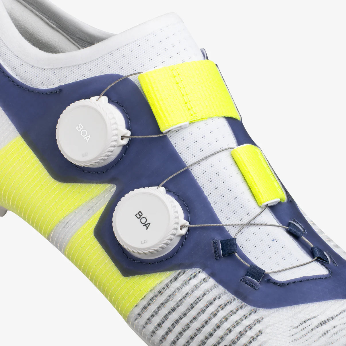 Sapatilhas de estrada FIZIK VENTO VEGA CARBON Branco/Amarelo