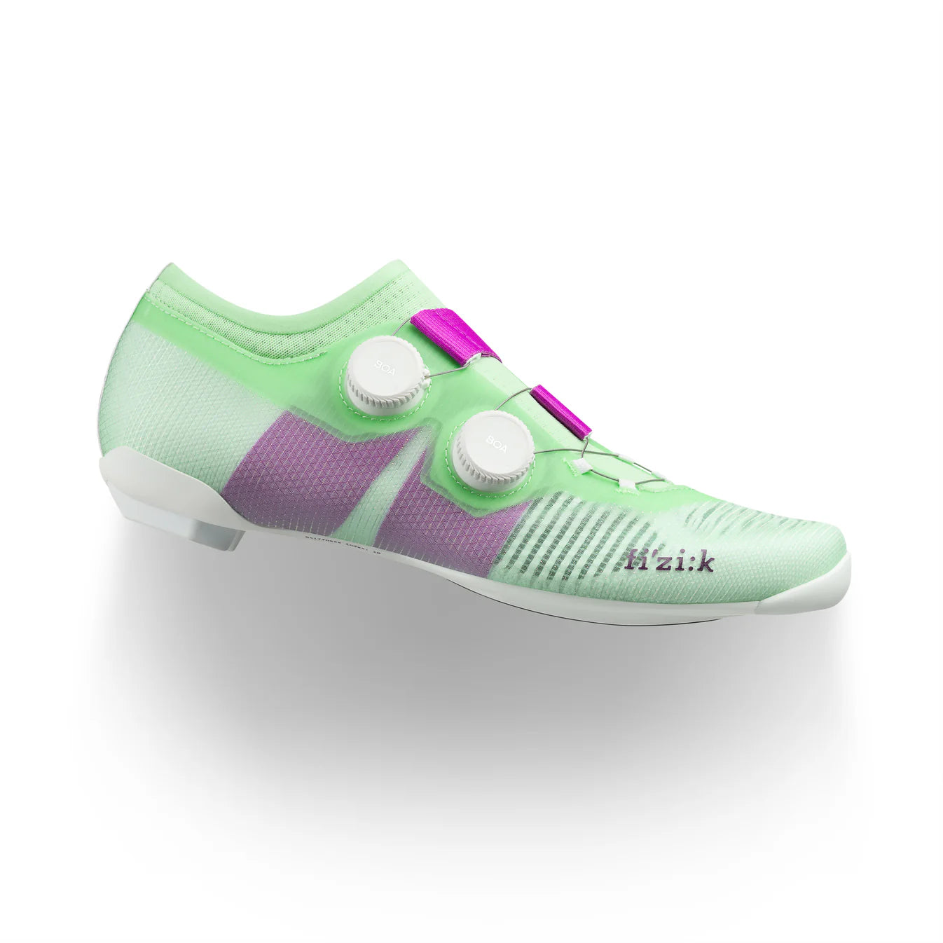 Sapatilhas de estrada FIZIK VENTO VEGA CARBON Verde/Roxo