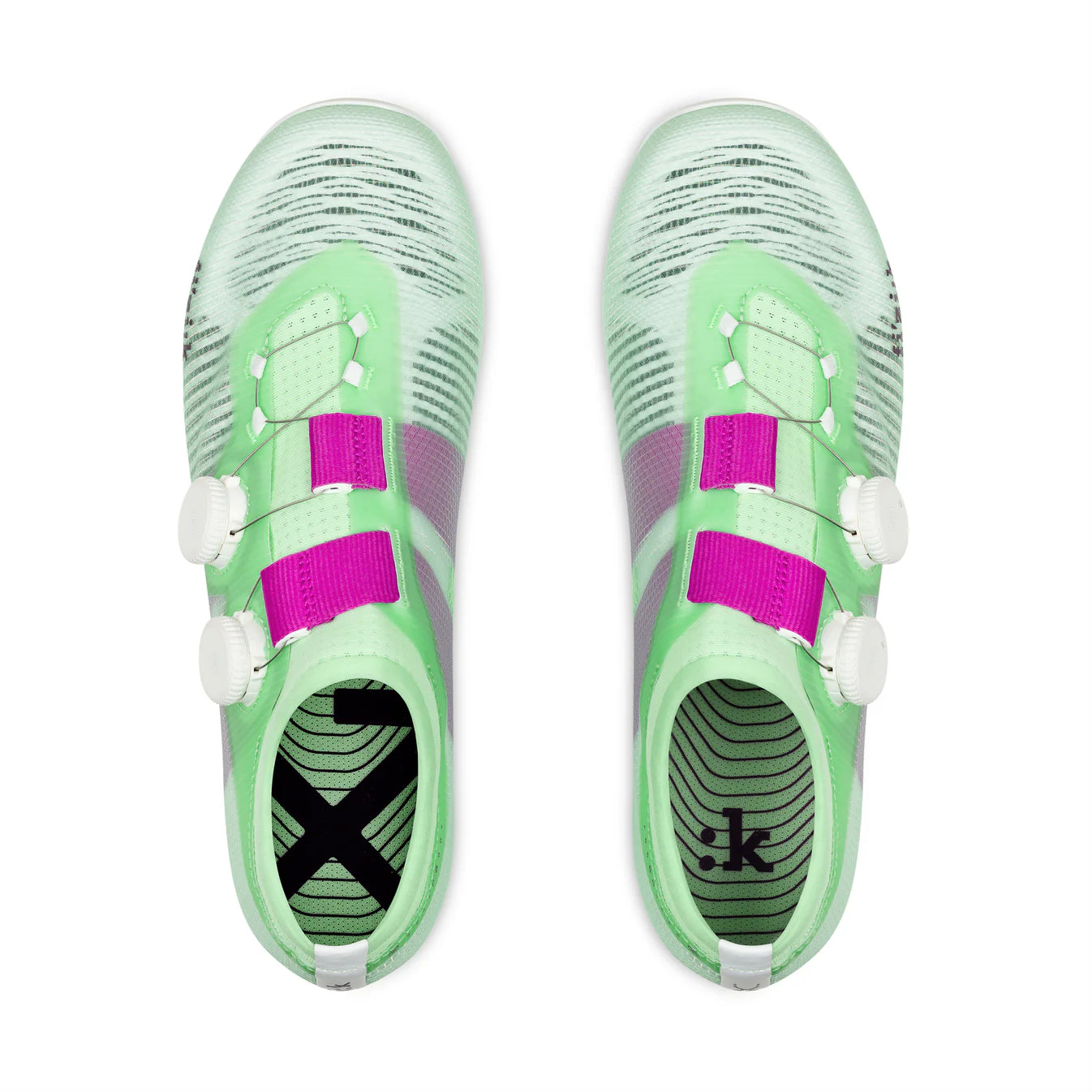 Sapatilhas de estrada FIZIK VENTO VEGA CARBON Verde/Roxo