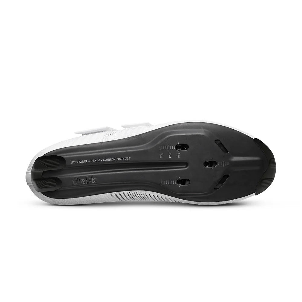 Sapatilhas de estrada FIZIK VENTO POWERSTRAP AEROWEAVE Brancas