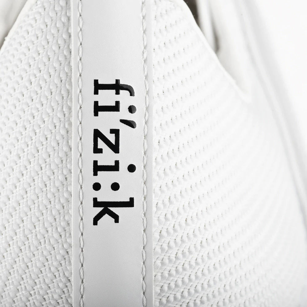Sapatilhas de estrada FIZIK VENTO POWERSTRAP AEROWEAVE Brancas