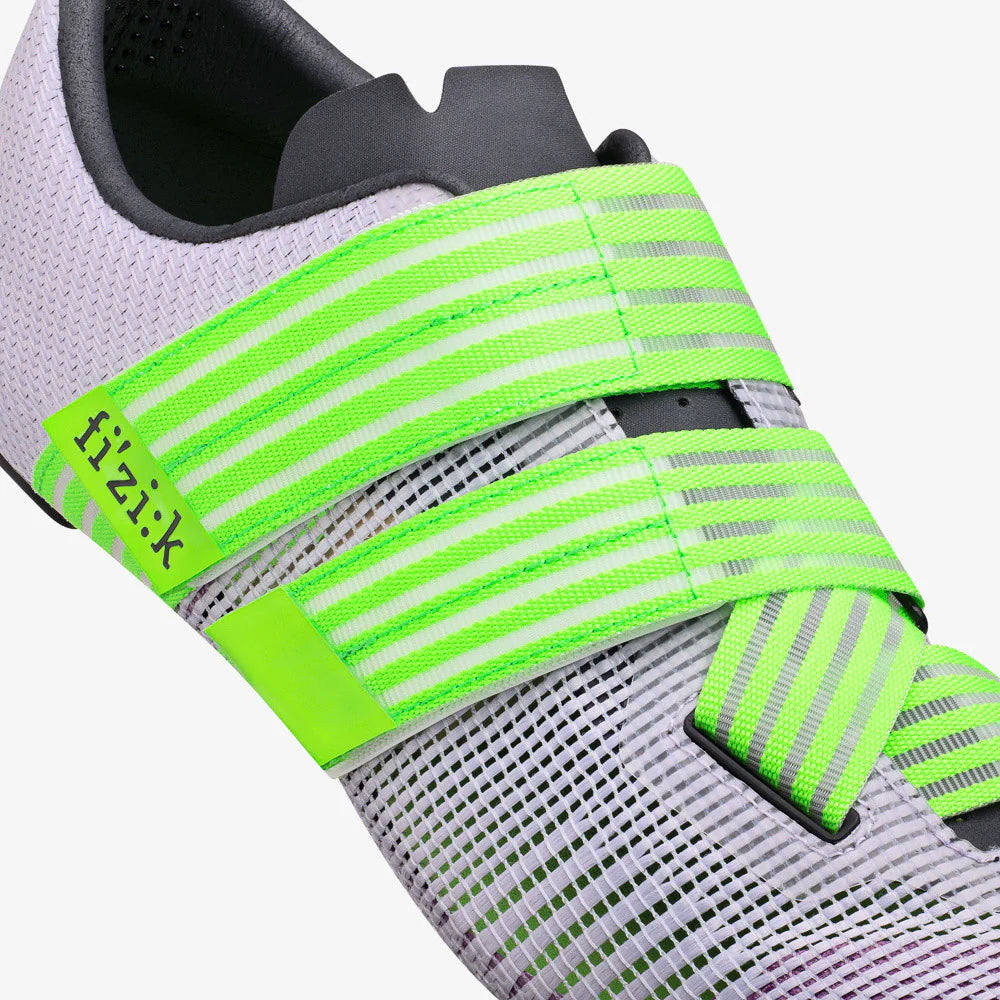 Sapatilhas de estrada FIZIK VENTO POWERSTRAP R2 Roxo/Verde