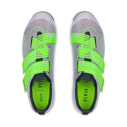Sapatilhas de Estrada FIZIK VENTO POWERSTRAP AEROWAVE Violeta/Verde