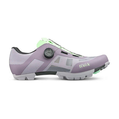 Sapatos de BTT XC/Gravel FIZIK VENTO PROXY WIDE lavanda/verde