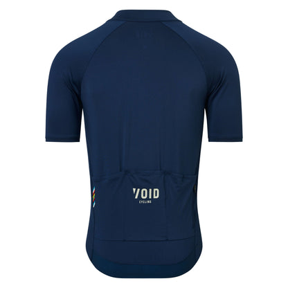 Maillot VOID CORE Mangas Curtas Azul-Marinho