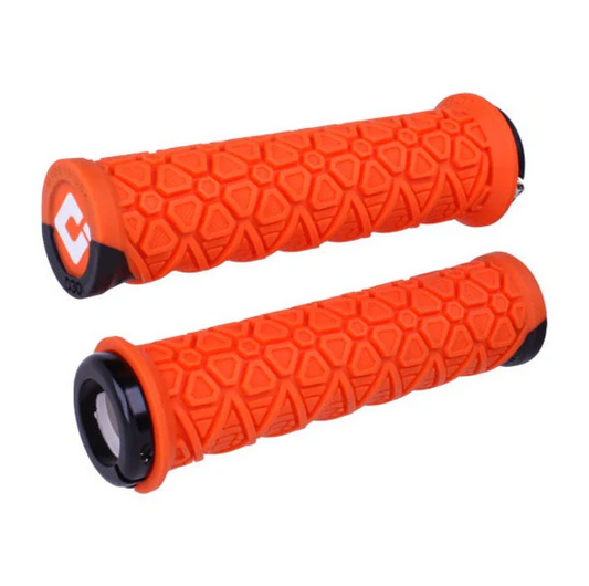 Punhos ODI VANQUISH Lock-On 135 mm Laranja