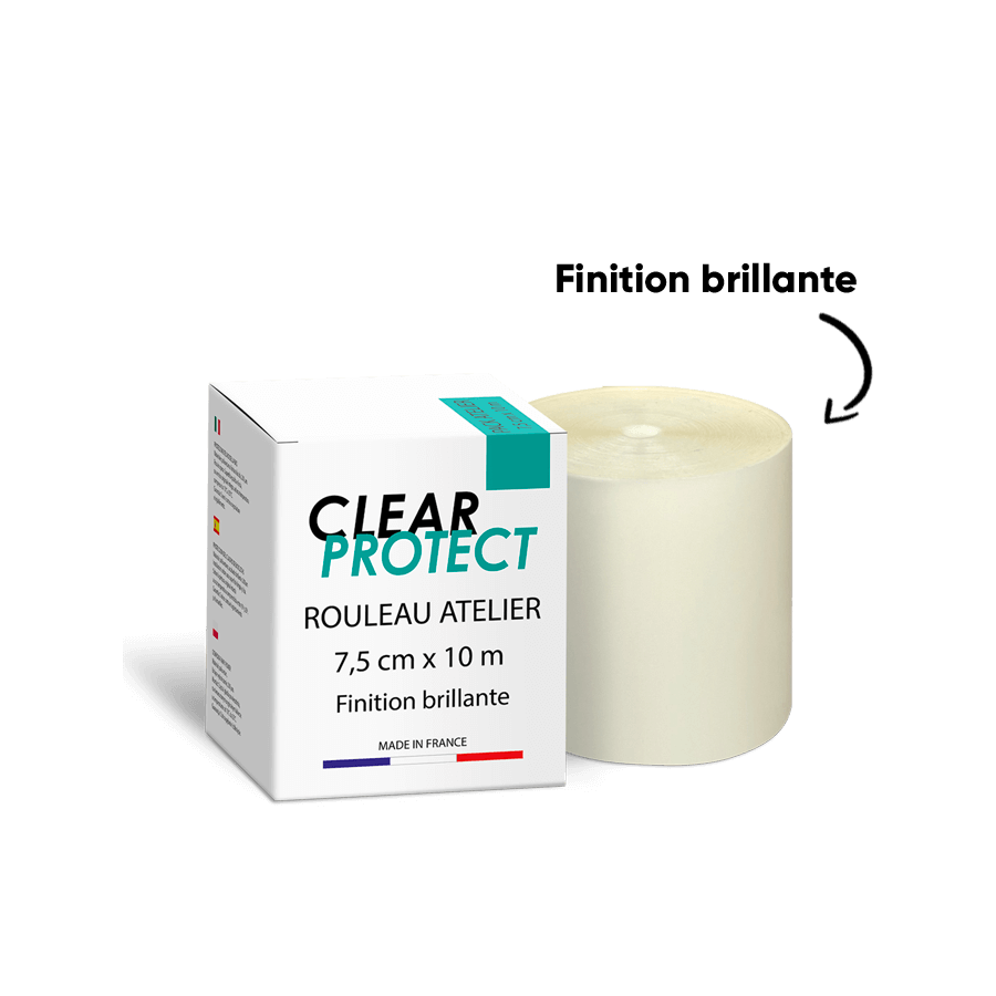 Proteção adesiva para quadro CLEARPROTECT FASTOTAPE Brilhante 10 m x 7,5 cm