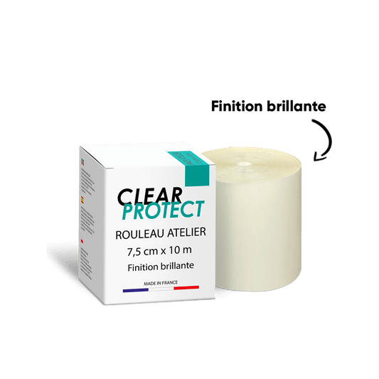 Proteção adesiva para quadro CLEARPROTECT FASTOTAPE Brilhante 10 m x 7,5 cm