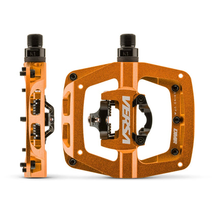 Pedais Planos / Auto DMR VERSA Laranja