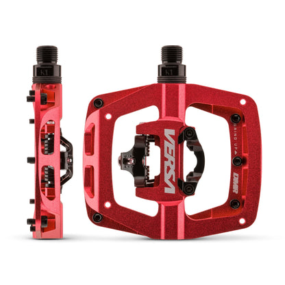 Pedais Planos / Auto DMR VERSA Vermelho