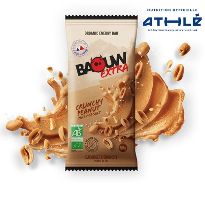 Barra Energética BAOUW BIO EXTRA Amendoim Crunchy (50g)