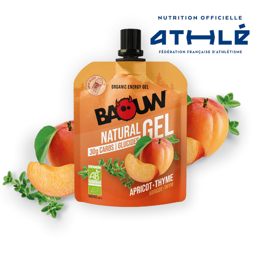 BAOUW Gel Energizante de Alperce e Tomilho Biológico (85g)
