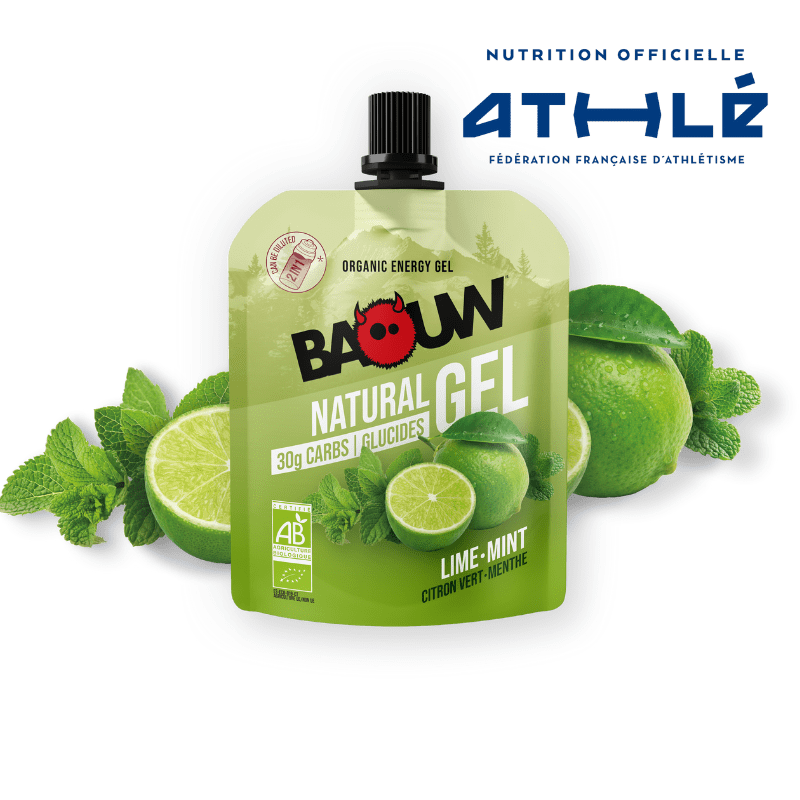 BAOUW Gel Energizante Lima/Menta Biológica (85g)
