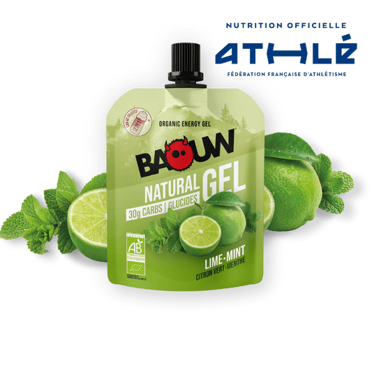 BAOUW Gel Energizante Lima/Menta Biológica (85g)