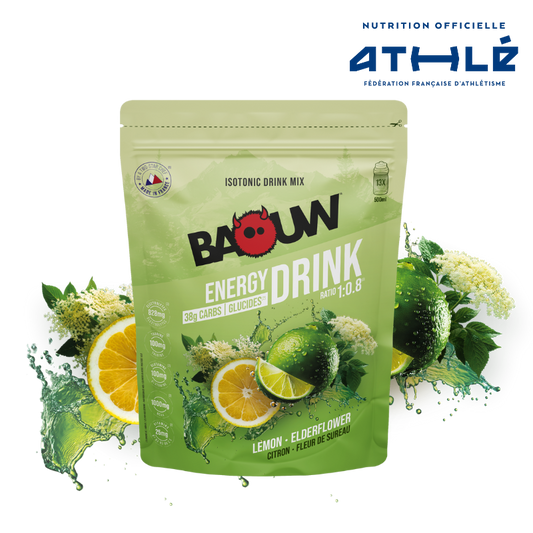 BAOUW ISOTONIC Bebida energética (585 g) Limão e sabugueiro