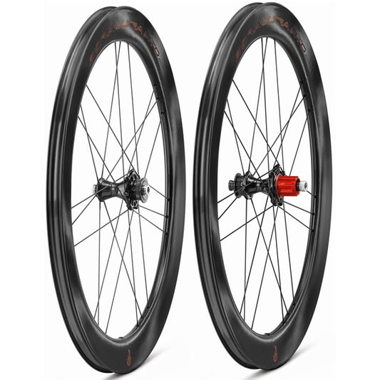 Par de rodas CAMPAGNOLO BORA ULTRA WTO 60 2WF C23 DISC com pneus (Center Lock)