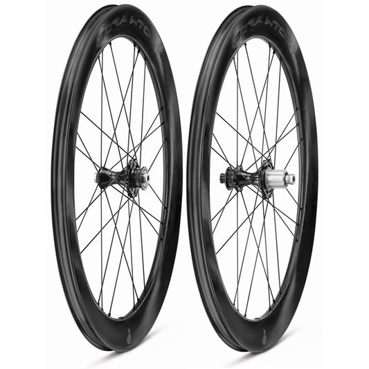 Par de rodas CAMPAGNOLO BORA WTO 60 DISC C23 DISC com pneus (Center Lock)