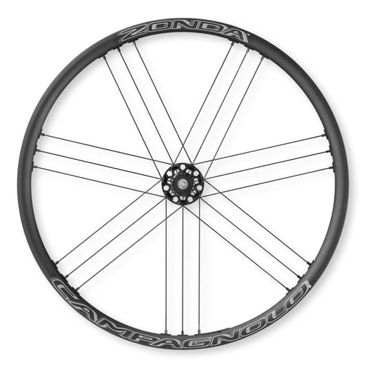 Roda dianteira CAMPAGNOLO ZONDA DISC com pneus (Center Lock)