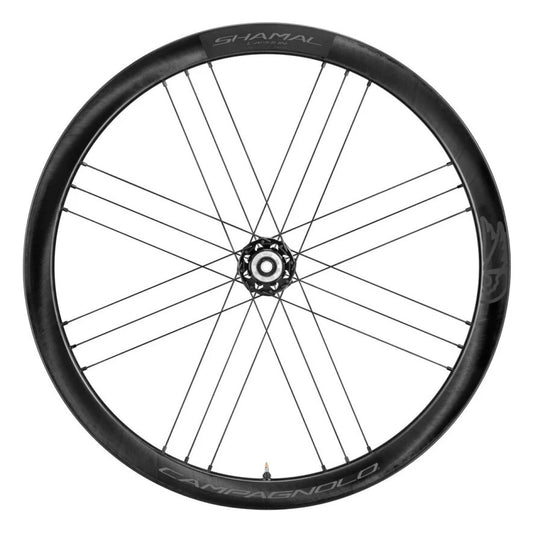 Roda traseira CAMPAGNOLO SHAMAL DISC com pneus (Center Lock)