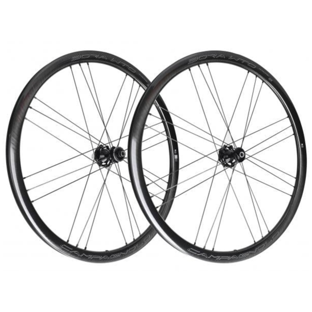 Par de rodas CAMPAGNOLO BORA WTO 33 DISC para pneus (Center Lock)