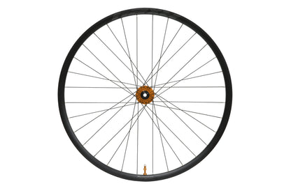 Roda dianteira HOPE RX24 700C em alumínio, cubo Pro 5 laranja