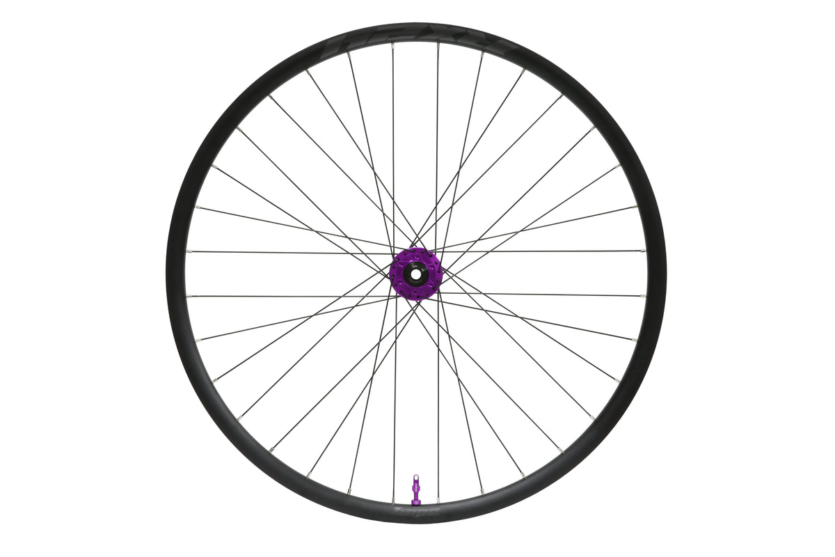 Roda dianteira HOPE RX24 700C em alumínio, cubo Pro 5 violeta