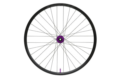 Roda dianteira HOPE RX24 700C em alumínio, cubo Pro 5 violeta