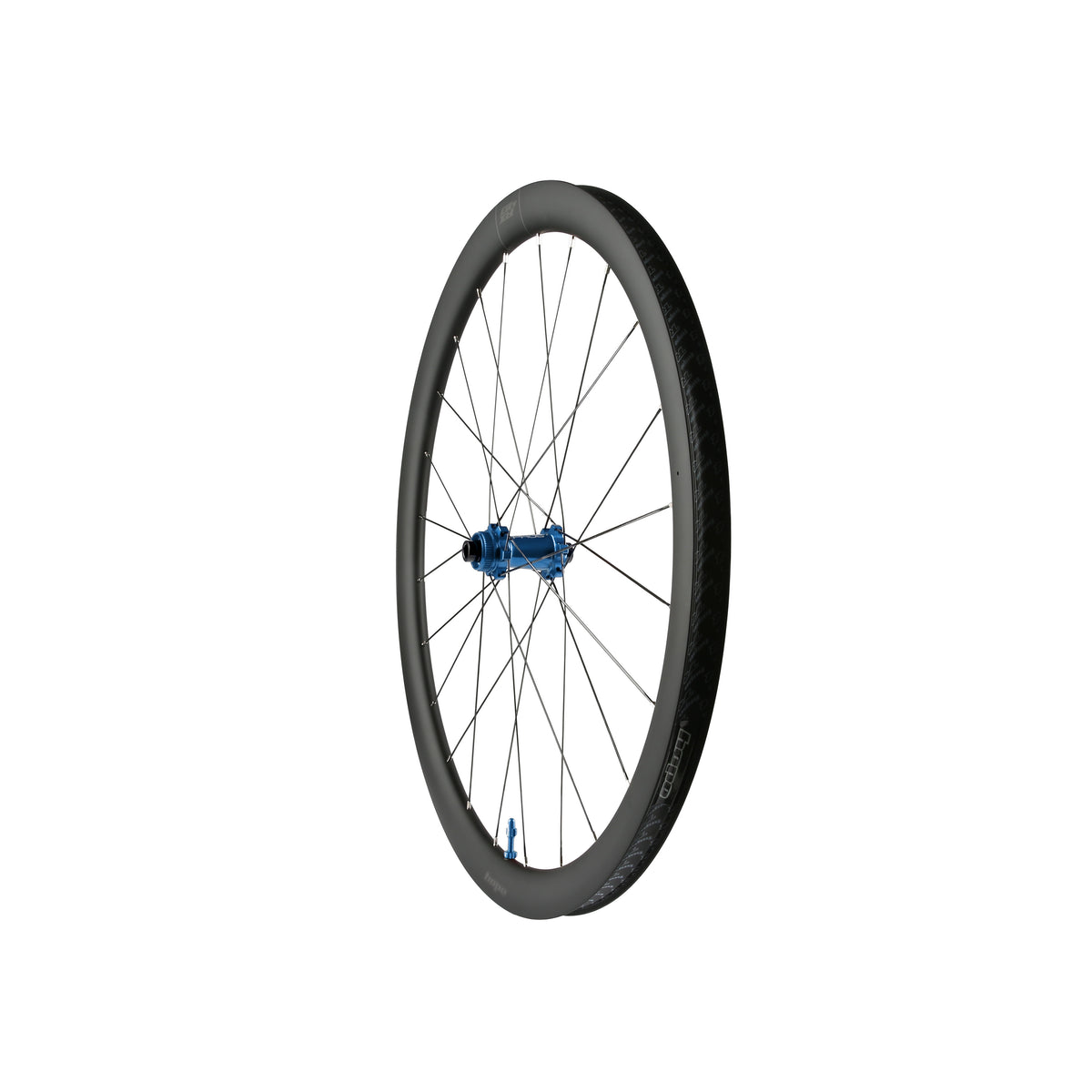 Roda dianteira HOPE RX40 700C em carbono, cubo Pro 5 azul