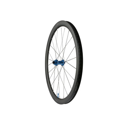 Roda dianteira HOPE RX40 700C em carbono, cubo Pro 5 azul