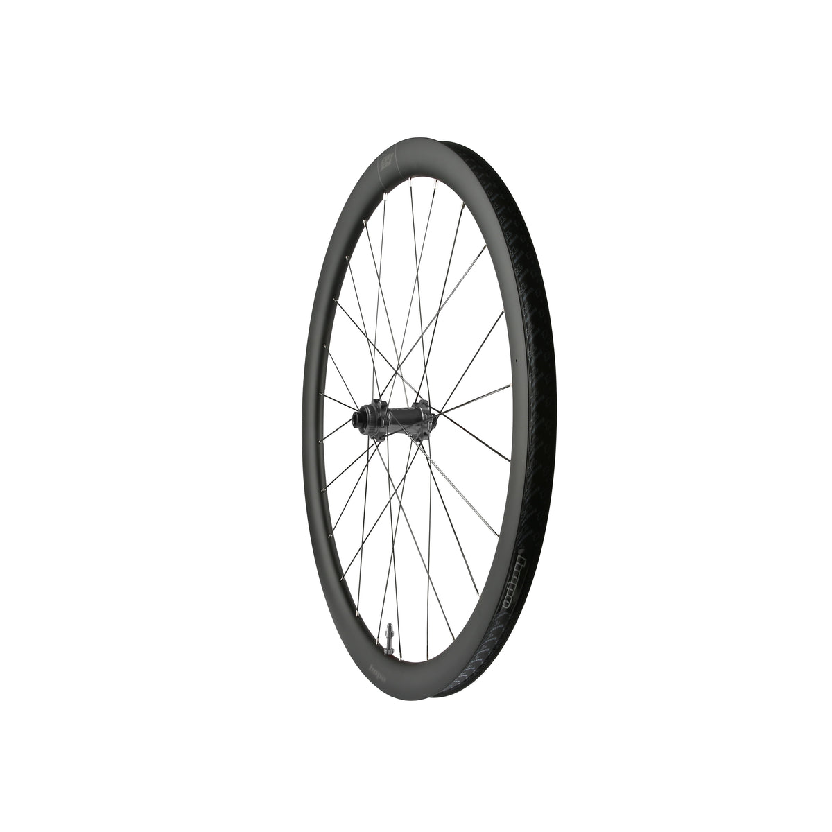 Roda dianteira HOPE RX40 700C em carbono, cubo Pro 5 cinzento-fumo