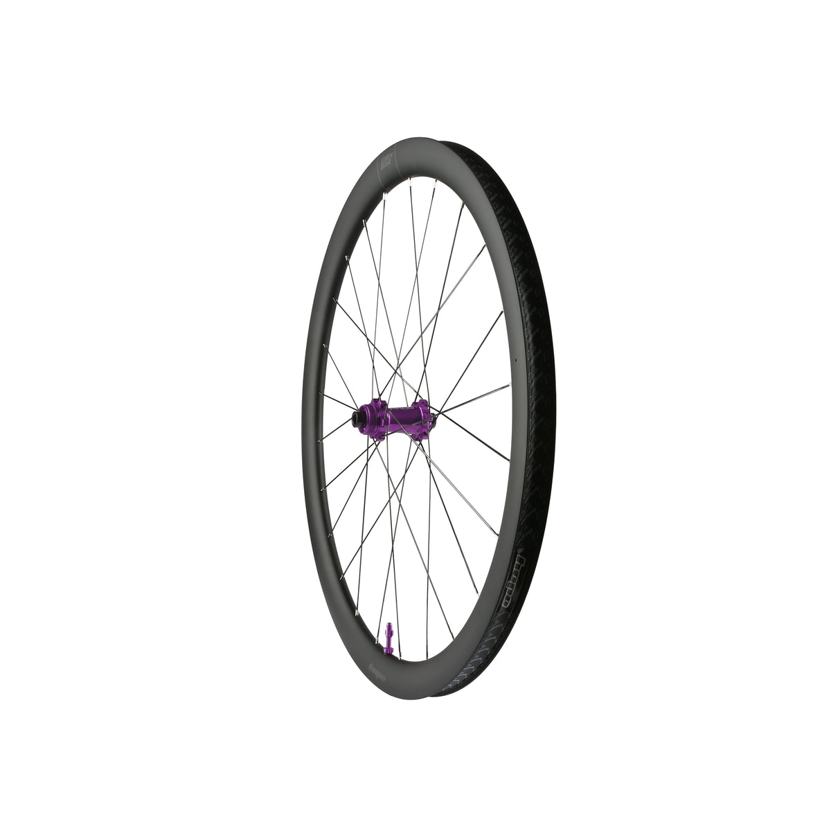 Roda dianteira HOPE RX40 700C em carbono, cubo Pro 5 violeta