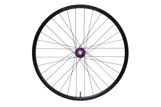 Roda traseira HOPE RX24 700C em alumínio, cubo Pro 5 roxo