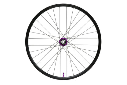 Roda traseira HOPE RX24 700C em alumínio, cubo Pro 5 roxo