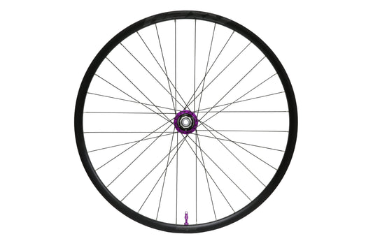 Roda traseira HOPE RX24 700C em alumínio, cubo Pro 5 roxo
