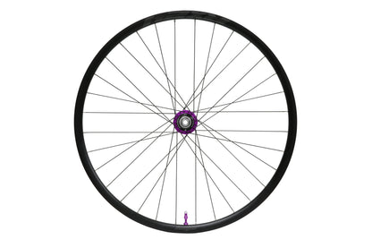 Roda traseira HOPE RX24 700C em alumínio, cubo Pro 5 roxo