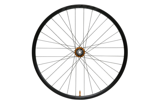 Roda traseira HOPE RX24 700C de alumínio, cubo Pro 5 laranja