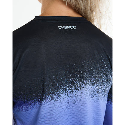Camisola DHARCO RACE ULTRA VIOLET Mangas Compridas Feminina Preto/Violeta