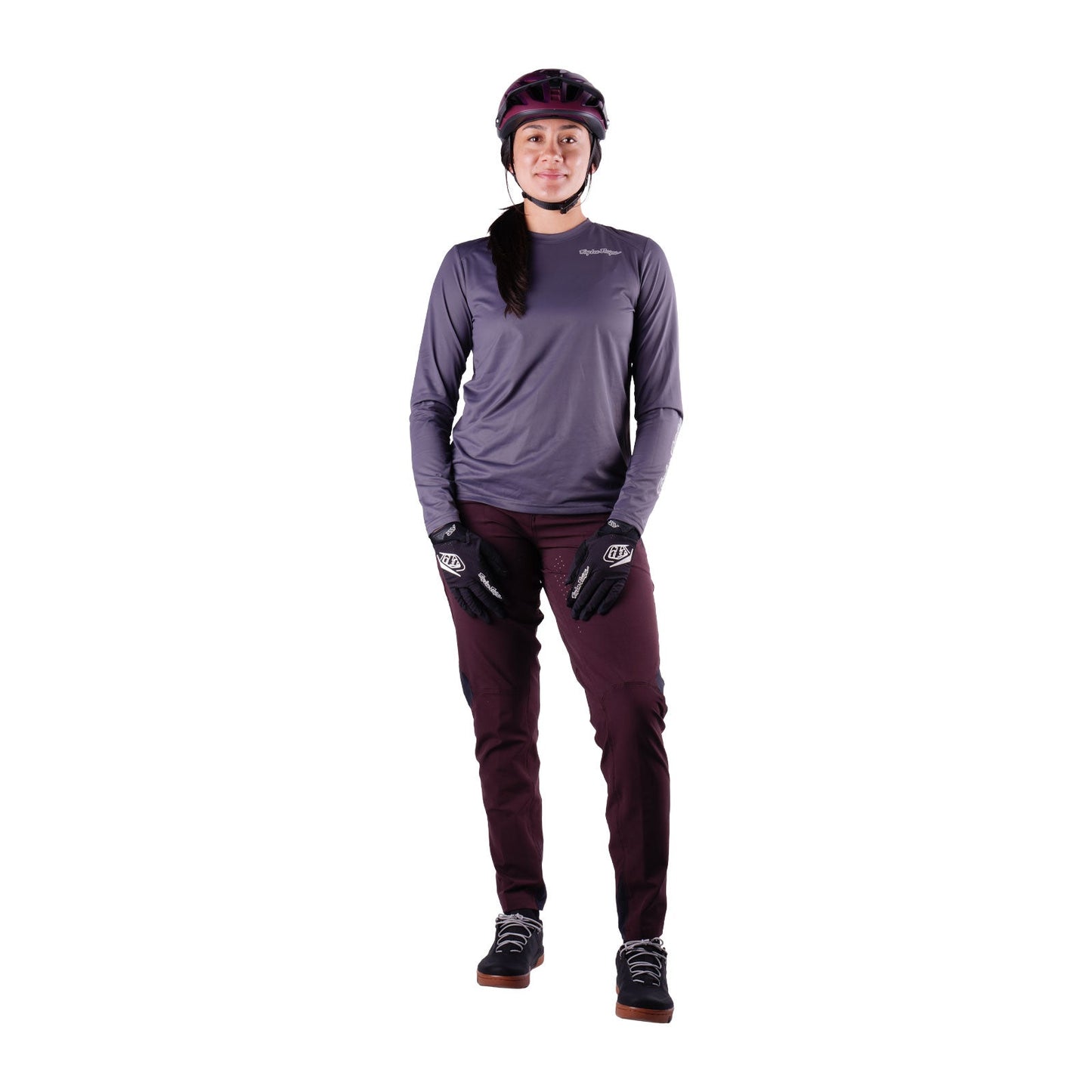 Calças TROY LEE DESIGNS LILIUM PRO MONO Bordeaux para mulher
