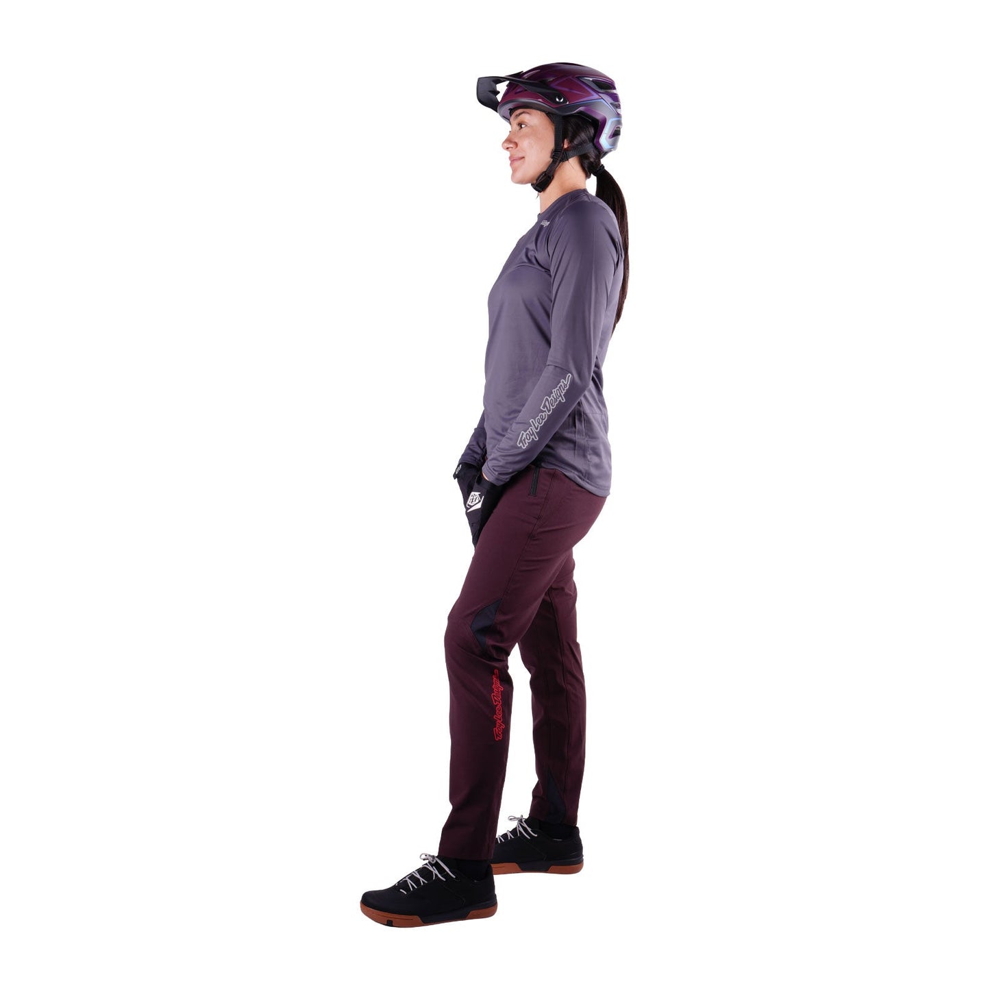 Calças TROY LEE DESIGNS LILIUM PRO MONO Bordeaux para mulher