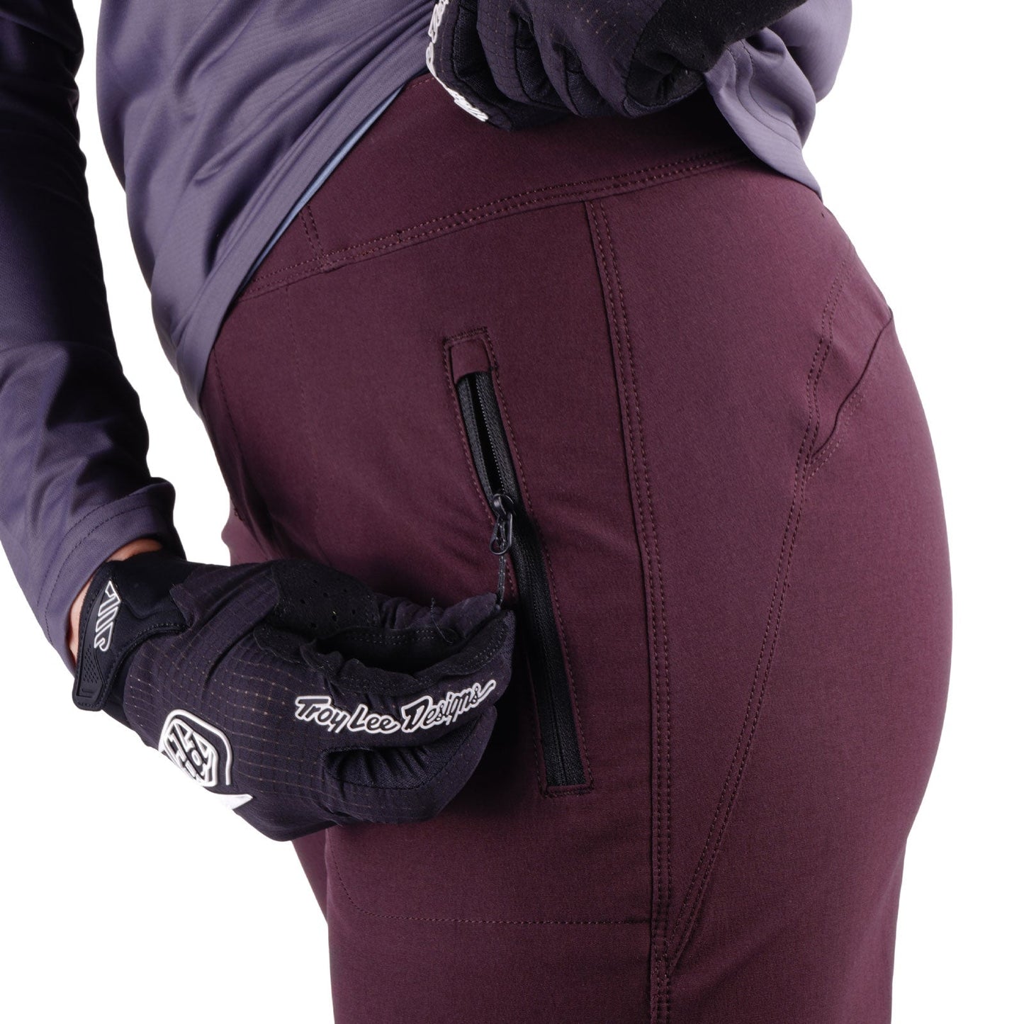 Calças TROY LEE DESIGNS LILIUM PRO MONO Bordeaux para mulher