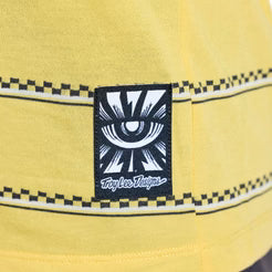 TROY LEE DESIGNS LILIUM RIDE CHECKED OUT Camisola de manga curta para senhora Amarelo